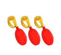 Toyvian Red Water Spray Ring Prank 3pcs for April Fools Day Games | Plastic Hidden Compartment Design, Pocket Sized Reusable, for Adults Party Hosts and Backyard Play