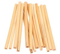 Toyvian Refill Bee Tubes 50Pcs Natural Reed 18Cm Length Sturdy Nesting Inserts for Solitary Bees in Garden Beehive