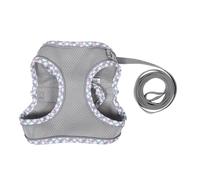 Toyvian Reflective Adjustable Dog Harness and Leash Set with Breathable Soft Mesh Vest for Small Medium Large Dogs and Cats No Pull Ergonomic Design for Comfortable Training and Safe