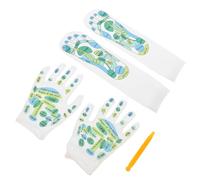 Toyvian Reflexology Foot Socks Acupressure Chart Cotton Massage Socks with English Instructions for Men and Women Enhancing Circulation