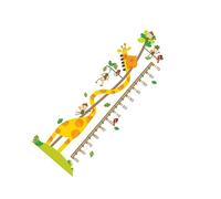 Toyvian Removable Animal Growth Chart Sticker PVC Height Measurement Wall Decal Giraffe Monkey Design for Children's Room Self-Adhesive Wall Stickers Nursery Decoration