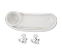 Toyvian Removable Stroller Snack Tray Durable Food Holder for Easy Mealtime The Go Convenient Stroller Accessory for Developing Independent Eating Habits