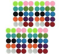 Toyvian Replaceable Pads Random Color with Use 100pcs Assorted Colour Fiber Cotton Sheets for Essential Oil Diffuser Pendant for Car and Everyday Aromatherapy Needs