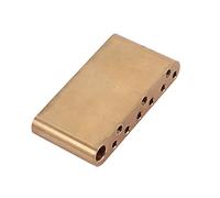 Toyvian Replacement Brass Tremolo Block for Electric Guitar Durable Single Rock System Compatible Mim Classic Vibe Models Easy Installation No Modifications Needed