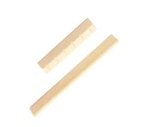 Toyvian Replacement Guitar Saddle Nut Plastic Easy to Cut Classical Guitar Accessory Beige Yellow Random Style