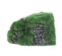 Toyvian Reptile Hideout Reptile Hiding Hole Naturalistic Look Hiding Feature Resin Rock Habitat Decor for Small Pets
