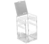 Toyvian Reptile Pet Breeding Box Magnetic Assembly High Transparency for Observation for Pet Reptile Containers and Micro Terrariums Use