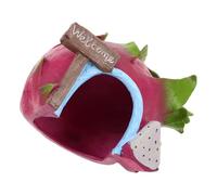 Toyvian Resin Aquarium Shelter House Dragon Fruit Shaped Fish Tank Decoration for Shrimp and Betta Durable Breeding Cave Hideout Versatile Resin Ornament for Aquatic Landscaping