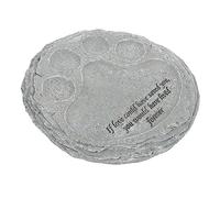 Toyvian Resin Dog Tombstone Memorial for Outdoor Spaces Durable Pet Grave Marker with Rock for Pet Loss Remembrance Compact for Garden Porch