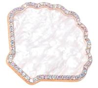 Toyvian Resin Nail Art Pallet for Nail Painting and Mixing Eye Shadows with Chic and Elegant Design Sturdy and Beautiful