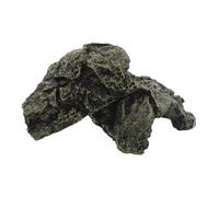 Toyvian Resin Turtle Basking Platform with Ramp and Hideout Turtle Dock Aquarium Shelter for Climbing Resting and Hiding