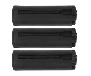 Toyvian Retractable Belt Clip Replacement Parts 3pcs with Multifunctional Design and Easy Installation Abs Material Suitable for Separating Areas for Crowd Control Wall Mount Barrier