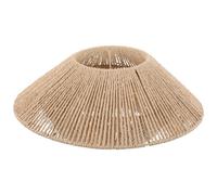 Toyvian Retro Style Paper Weaving Lamp Shade with E27 Socket, Practical Indoor Light Cover for Dining Room, Boho Hanging Light Creating Natural and Soothing Atmosphere