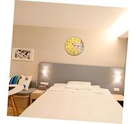 Toyvian Retro Wooden Wall Clock Silent Non-ticking Home Wall Mounted Clock for Living Bedroom Office Decorative Vintage Style