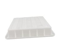 Toyvian Reusable Concrete Brick Mold for Municipal Sidewalks and Blind Pathways, Plastic Paving Stone Mold with Nonslip Surface and Smooth Demolding, for Garden and Bus Stop Landscaping