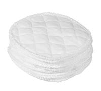 Toyvian Reusable Washable Breast Pads for Nursing Moms Absorbent Three-Layer Cotton Breastfeeding Nursing Pads Comfortable Leak-Proof 12pcs