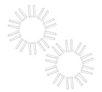 Toyvian Rimless Glasses Repair Plugs Precise Fit 200pcs with Plastic Compression Sleeves and Effortless Installation for Casual Use and Harsh Weather Eyewear Maintenance