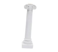 Toyvian Roman Column Candlestick Delicate Resin Pillar Candle Holder Creative Home Decoration for Wedding Bedroom Living Romantic Lighting Accent