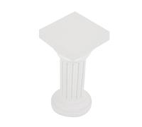 Toyvian Roman Pillar Statue Mini Column Photo Prop Sand Table Decoration Versatile Smooth Surface Decorative Roman Pillars for Weddings Home Office Display