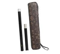 Toyvian Rosewood Chinese Flute Two-section Woodwind Instrument for Beginner Vertical Blowing Wind Instrument