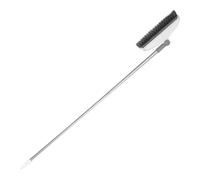 Toyvian Rotatable Floor Brush with Long Handle Hard Bristle Scrub Brush for Bathroom Shower Tile Grout Gap Cleaning Tool for Kitchen Patio Walls and Toilet Maintenance