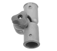 Toyvian Rotatable Mop Pole Adapter 22mm Aluminum Alloy Adjustable Elbow Joint Angle Connector for Household Cleaning Extension Pole Swivel Broom Handle Accessory