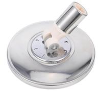Toyvian Rotating Mop Replacement Head Spinning Disc Stainless Steel Base Metal Adapter Compatible with Multiple Mop Systems for Efficient Floor Cleaning