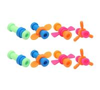 Toyvian Rotating Screw Toys - Multi-Color Abs Fidget Pencil Toppers 8Pcs Sensory Hand for Kids Ideal for Improving and Reducing Stress