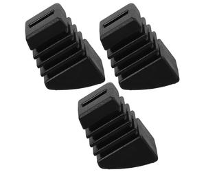 Toyvian Rubber Drum Feet 3Pcs Anti-Slip Drum Rack Protectors Stability and Floor Protection Easy Installation Covers for Legs