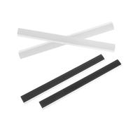 Toyvian Rubber Edge Replacement Strips 4Pcs for Dustpan Seamless Seal, Suitable for Home and Outdoor Cleaning