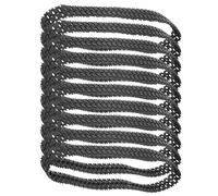 Toyvian Rubber Tank Tracks for Rc 10Pcs Black Lightweight Replacement Links Anti-Slip Treads for Robot Model DIY and Remote Control Tanks