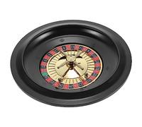 Toyvian Russian Roulette Table Game Wheel Roulette Table Party Roulette Wheel Table Game Wheel Party Game Poker Wheel Roulette Wheel Wooden Russia Rotating European Style Plastic