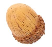 Toyvian Rustic Resin Acorn Figurines Tabletop Decorations for Autumn Holiday Home Wedding Party Artistic Desk Decor Seasonal Craft Accents