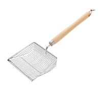 Toyvian Sand Sifter for Stainless Steel Beach Scoop with Long Handle for Easy Shell Collecting Summer Beach for Family Fun and Outdoor Adventures