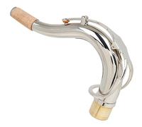 Toyvian Saxophone Neck Replacement Silver-plated Brass Bend Neck for Tenor Saxophone Design for Enhanced Sound Quality and Easy Maintenance