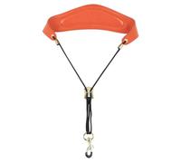 Toyvian Saxophone Neck Strap Adjustable Padded for Alto Tenor Saxophones Leather and Metal Comfortable and Breathable Design for Musicians