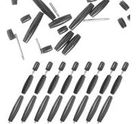 Toyvian Saxophone Shaft Rod Screw Replacement Set 25Pcs, High Performance ABS and Metal Material, Reliable and Light Weight Instrument Parts for Sax Repair Kit
