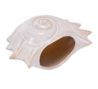 Toyvian Sea Shell Pot for Plants Ceramic Shell Planter White for Cacti and Decorative Candles Office and Bookshelves Small Plant Pot