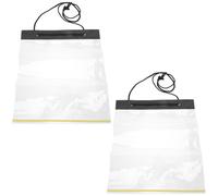 Toyvian Sealing Storage Bag UV Reduced Reading with Lanyard 2pcs Waterproof Hiking Map Case with Pvc Material and Matte Coating and Thermal Seam Reinforcements for Travel and Outdoor