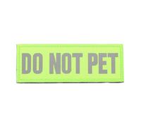 Toyvian Service Dog Patch Reflective Do Not Pet Badge with Hook and Loop Fastener for Service Animal Harness and Puppy Vest