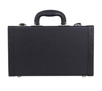Toyvian Shockproof Clarinet Box Hard Shell Clarinet Case Leather with Dust Reduction Strong Lock Four Bottom Nails Simple and Elegant Appearance Portable Carrying Case for Musical