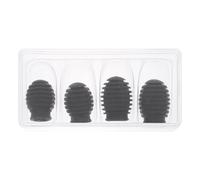 Toyvian Silicone Drumstick Protectors Mute Protectors Lightweight Silent Drumstick Covers Suitable for Most Drum Sticks Professional Drum Accessories