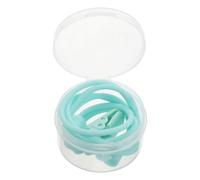 Toyvian Silicone Hearing Aid Lanyard with Dual Earclip for Antislip and Antiloss Protection, Suitable and Seniors, for Use at Home or Class, Measuring 34x1.3x0.9cm