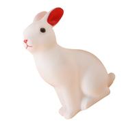 Toyvian Silicone LED Rabbit Night Light Battery Operated Cute Bunny Lamp for Bedroom Nursery Decor Childrens Night Light with Soft Glow Random Color Random Color