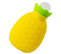 Toyvian Silicone Pineapple Hot Water Bag Portable Compact Hand Warmer for Winter Relief Muscle Soreness and Cold Therapy Multi Function Hot Water Bottle Family