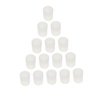 Toyvian Silicone Shot Glass Ice Molds Flexible Wine Glass Shape for Whiskey Cocktails Candy Fondant DIY Easy to Demold and Reusable