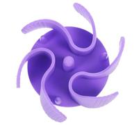 Toyvian Silicone Slow Feeder Insert for Dogs Easy to Clean Puppy Food Bowl Mat Prevent Choking Overeating Suitable for Wet Dry Food Purple Color for Pet Digestion