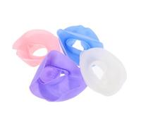 Toyvian Silicone Wrist Band and Liquid Splash Prevention 4 Pairs for Washing Face with Adjustable Fit Comfortable Wrist Spa Washband for Face Washing and Cleaning