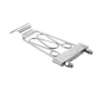 Toyvian Silver Tailpiece String Jazz Guitars Bridge Replacement Lightweight Stylish Design Your Archtop Guitar Visual Appeal and Performance