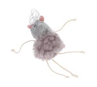 Toyvian Simulation Mouse Cat Teaser Interactive Hanging Toy for Cats Elastic Rope for Boredom Relief in Indoor Scenarios